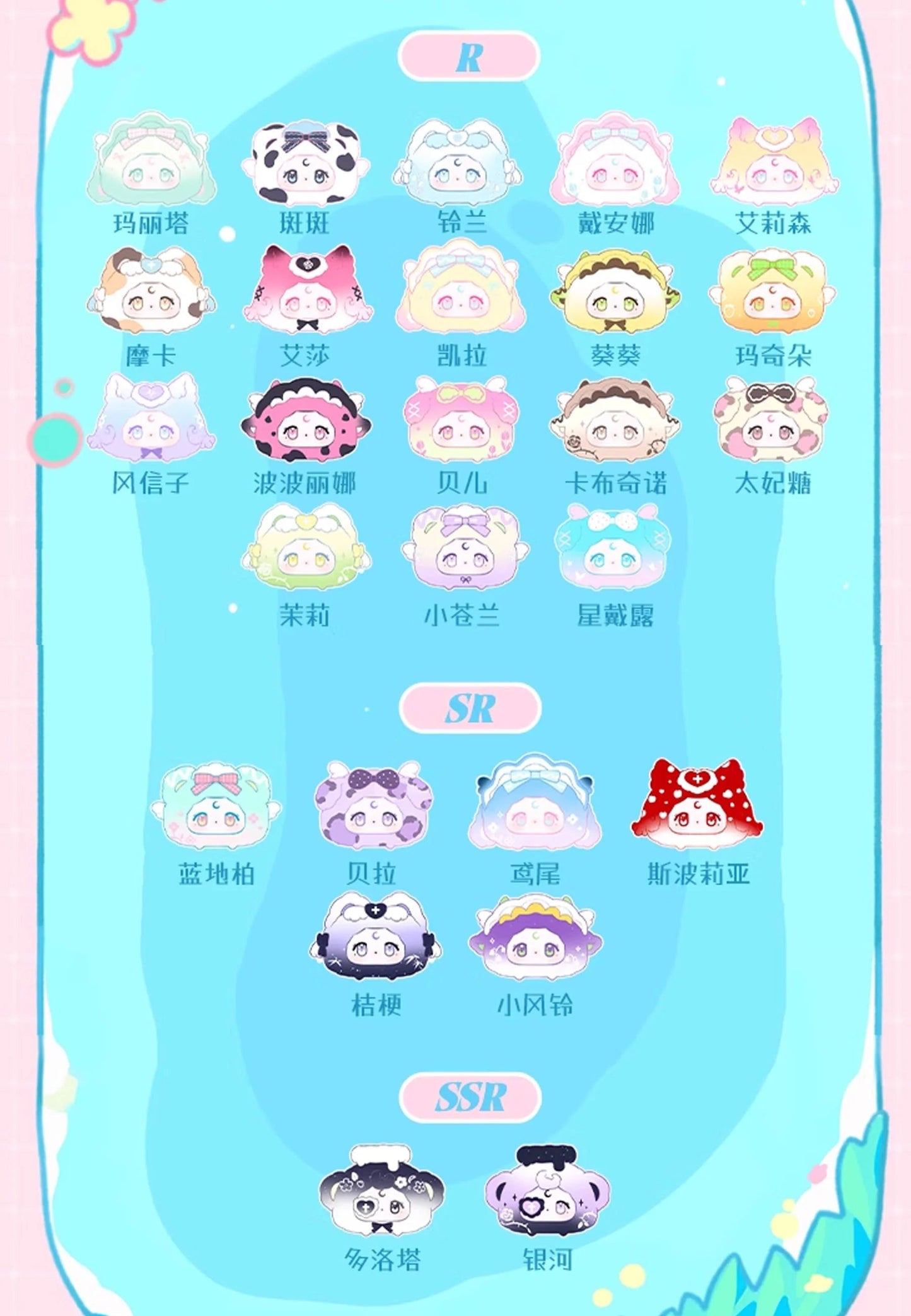 BUNNY Dream Garden Mini Bean Blind Box Confirmed Style
