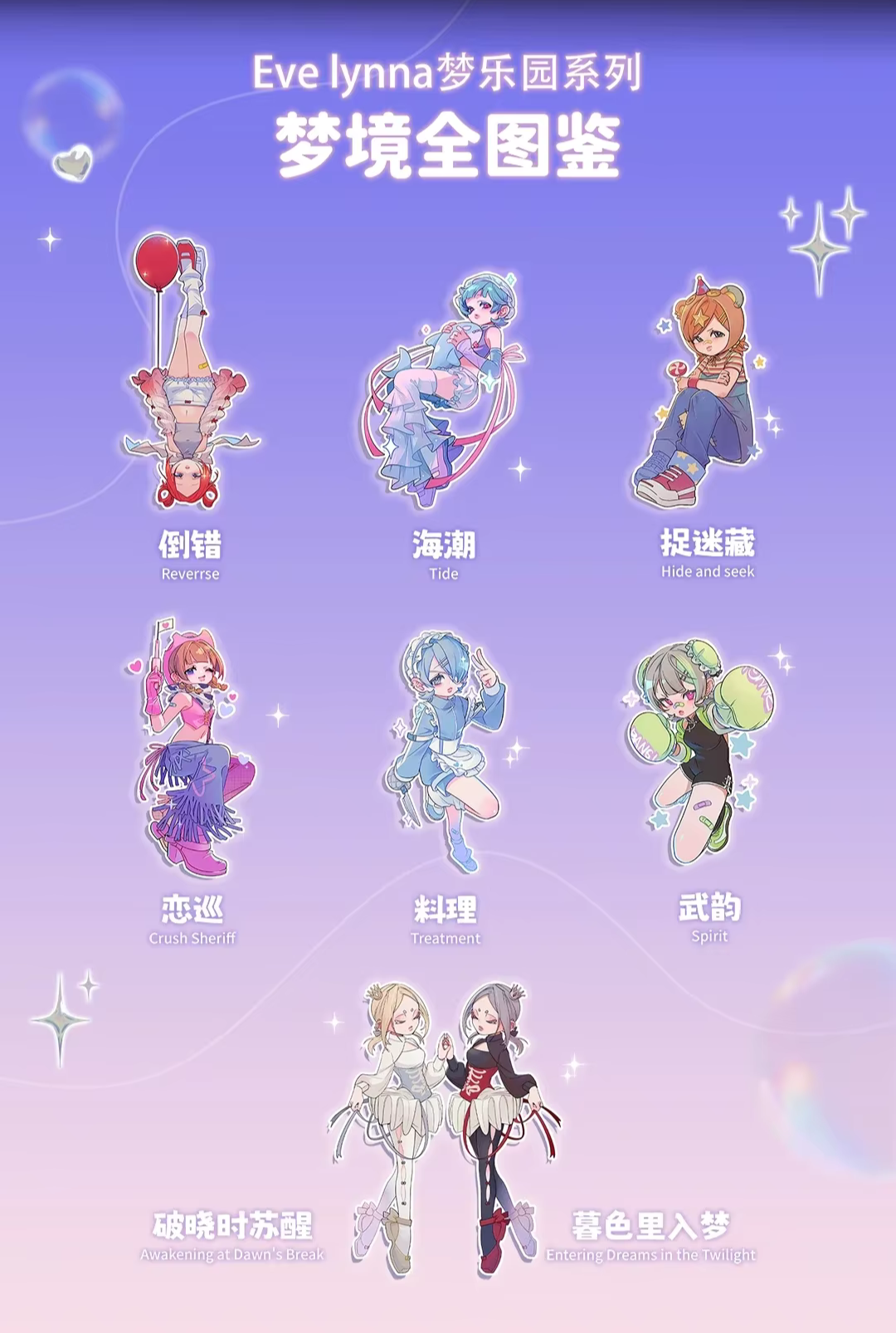 EVE LYNNA Dream Paradise BJD Blind Box Confirmed Style