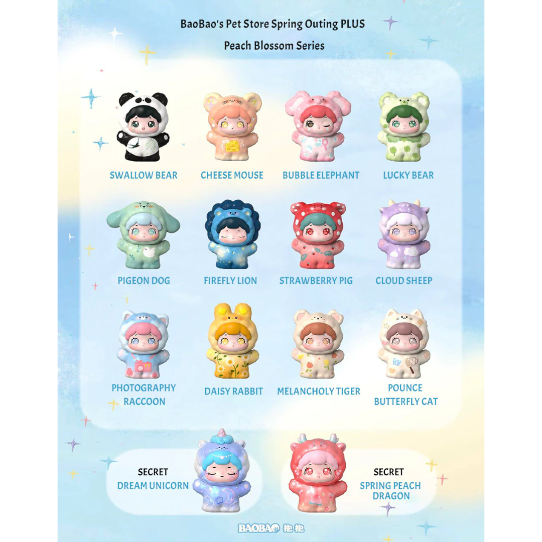 BAO BAO'S Pet Store Spring Outing PLUS Blind Box Confirmed Style