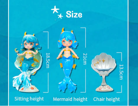 MERMAID Island BJD Blind Box Confirmed Style