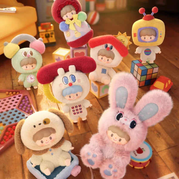 ZZOTON Happy Childhood Retro Plush Blind Box Confirmed Style