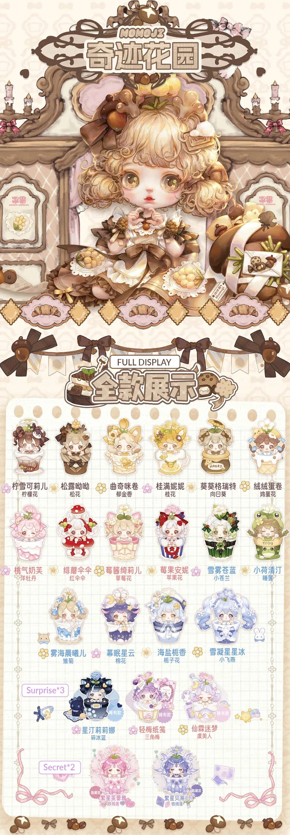 MOMOJI Miracle Garden Mini Blind Box Confirmed Style
