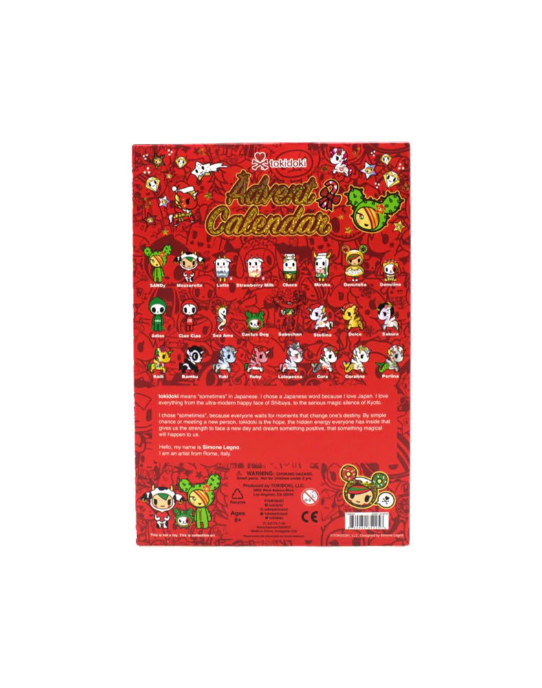 TOKIDOKI Advent Calendar 2021 Mini Confirmed Style