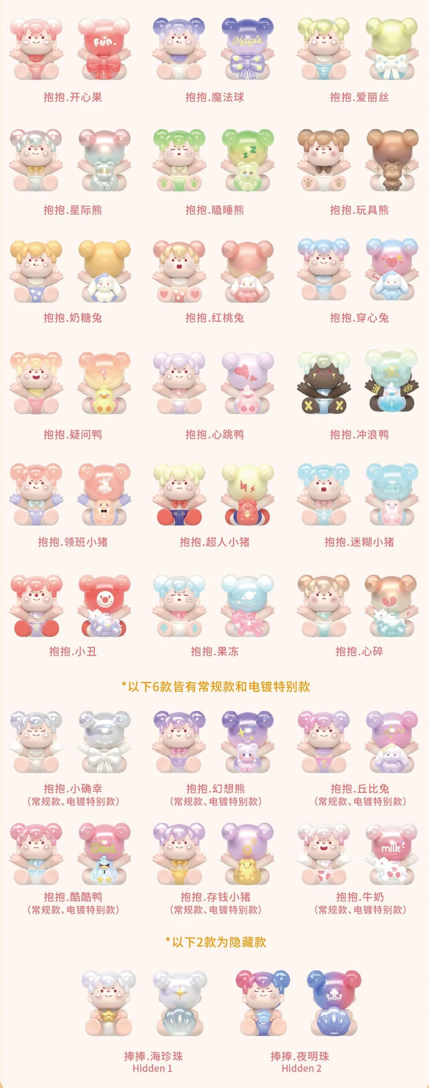 WOOW Hold You Good Luck Bean Blind Bag Confirmed Style