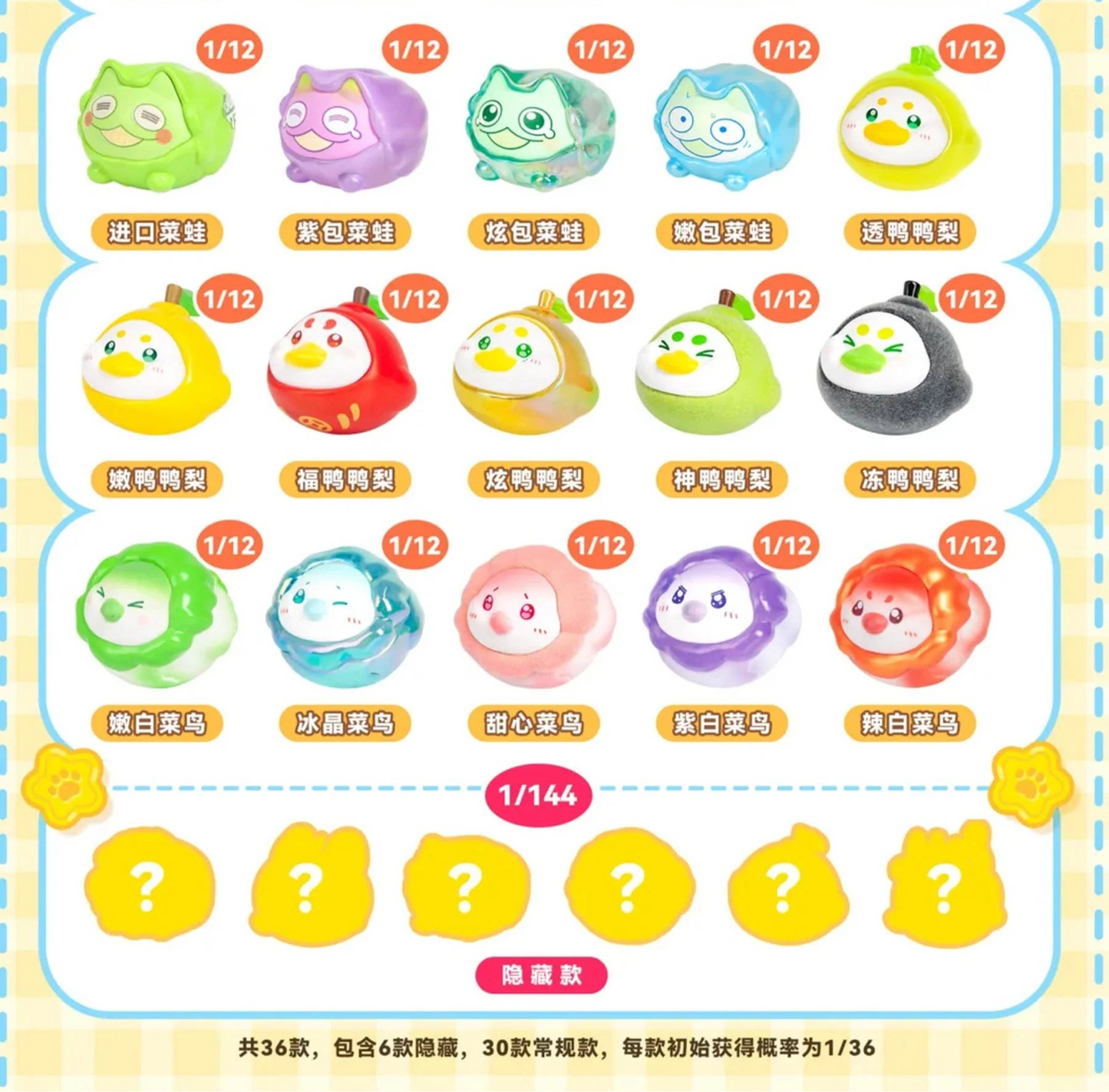 VEGETABLE FAIRIES Bean Blind Bag Confirmed Style