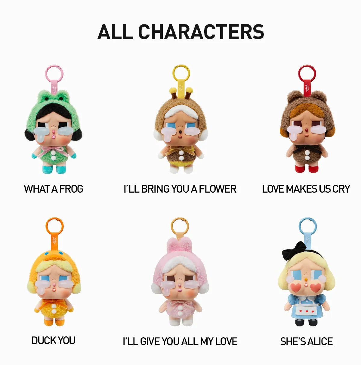 CRYBABY Crying Again Vinyl Face Plush Blind Box Confirmed Style