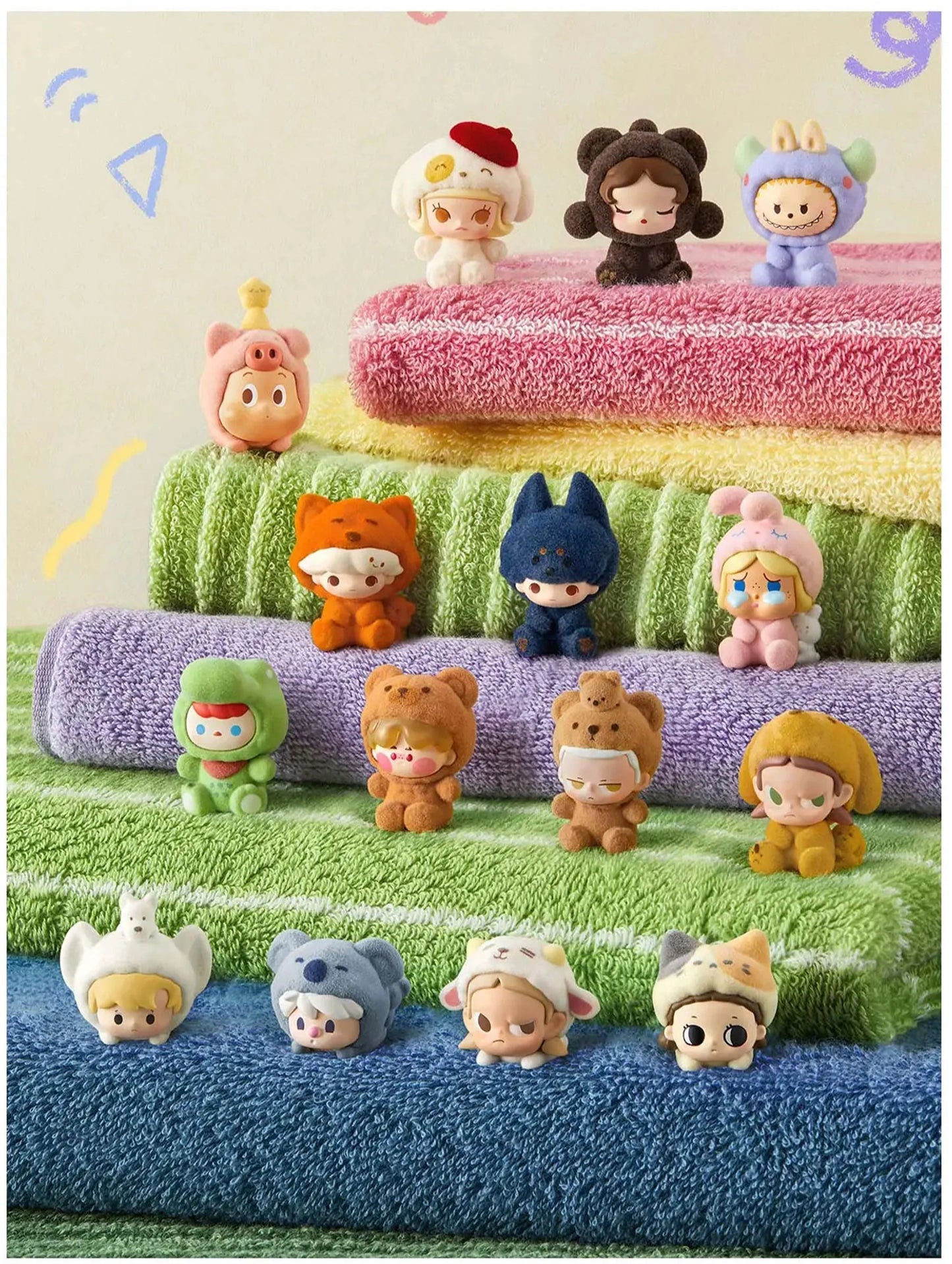 POP BEAN Pajama Cross Dressing Mini Bean Blind Box Confirmed Style
