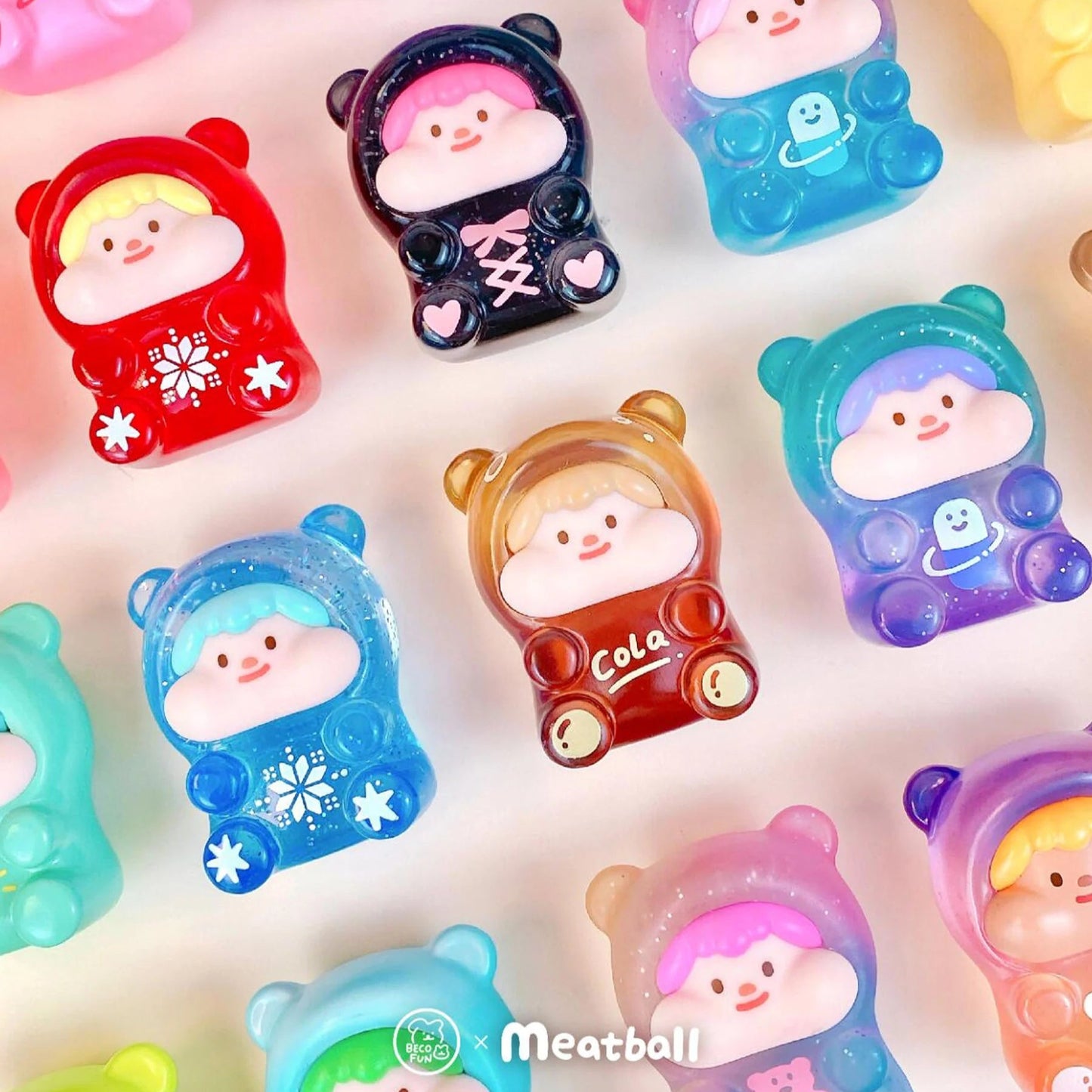 MEATBALL Marshmallow Bear Bean Blind Bag Confirmed Style