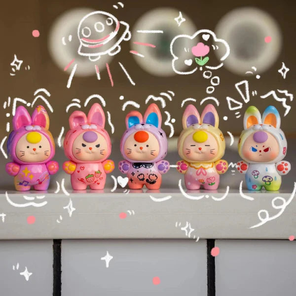BABY THREE Dopamine Rabbit Cute Bean Confirmed Style
