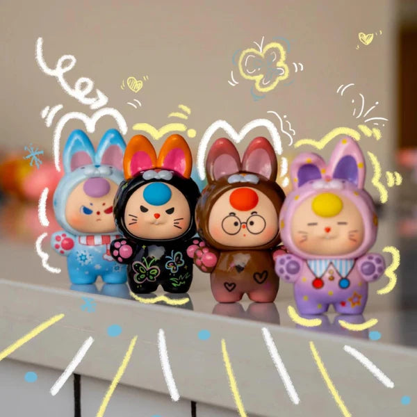 BABY THREE Dopamine Rabbit Cute Bean Confirmed Style