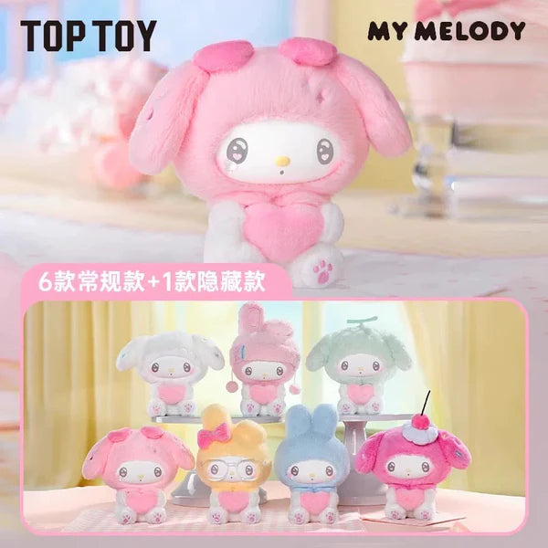 MY MELODY 50th Anniv. Milk Candy Plush Pendant Blind Box Confirmed Style