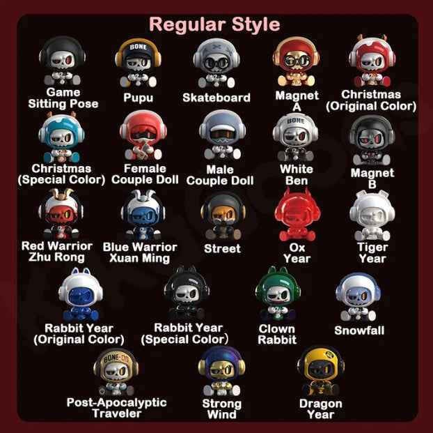 MR.BONE Baby Mini Blind Box Confirmed Style