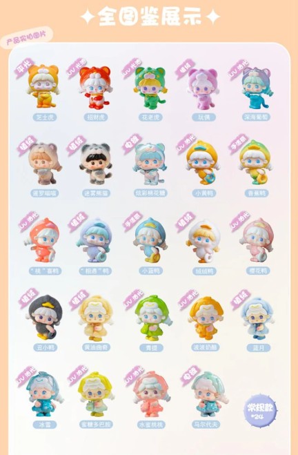 TANG TANG Happy Animals Bean Blind Box Confirmed Style