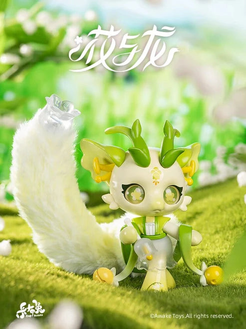 CUP RABBITS Flower With Dragon Plush Figure