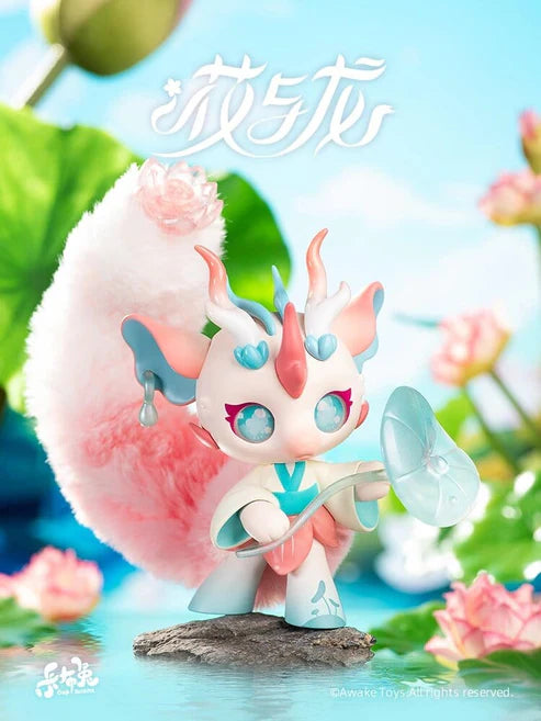 CUP RABBITS Flower With Dragon Plush Figure